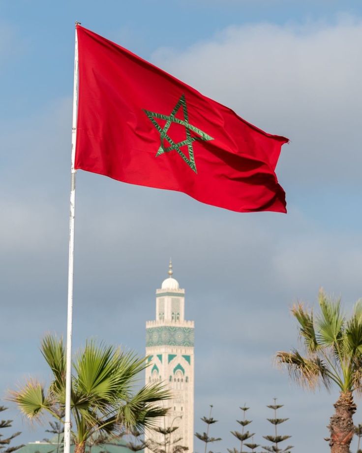 ARS Morocco  Flag - Heavy-Duty 210D Satin, Morocco  Flag for Outdoor/Indoor, Fade Resistant, Flag Day, And Home-Polyester, Sport Day, FIFA World Cup-Size-60X90cm - Image 2