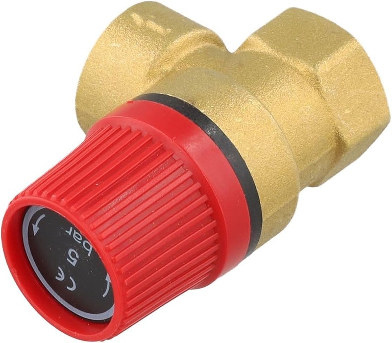 Brass Diaphragm Safety Valve 1 2 Inch For Boiler Heating Systems 5 Bar - Image 4