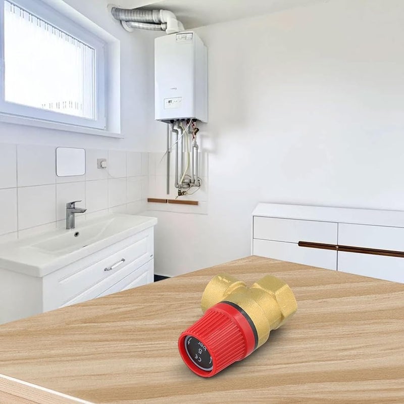 Brass Diaphragm Safety Valve 1 2 Inch For Boiler Heating Systems 5 Bar - Image 3