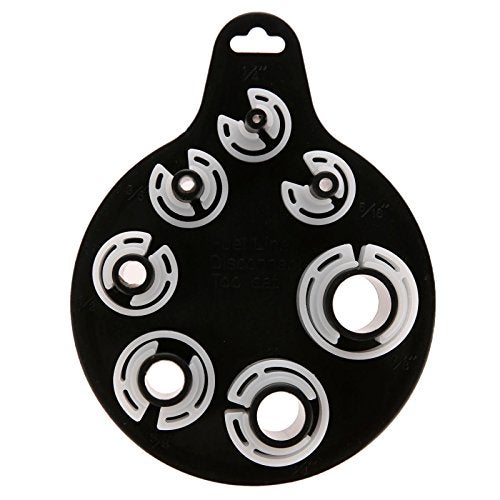 MUXSAM طقم أدوات فصل خط وقود مكيف الهواء MUXSAM، أداة إزالة خط أنابيب الزيت، 7 في 1، أكمام قطع سريعة لمكيف الهواء - 7 أحجام 1/4-7/8 بوصة، تناسب تقريبًا جميع خطوط وقود مكيف الهواء للسيارات - Image 1