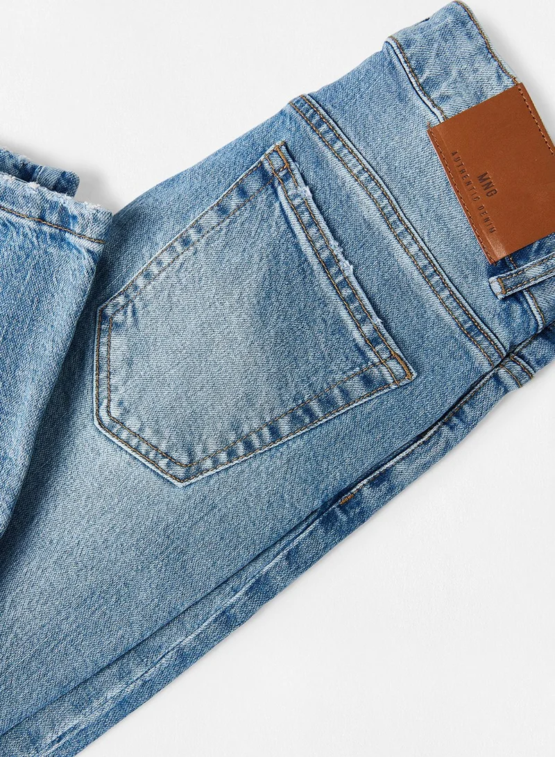 MANGO Youth Distressed Jeans