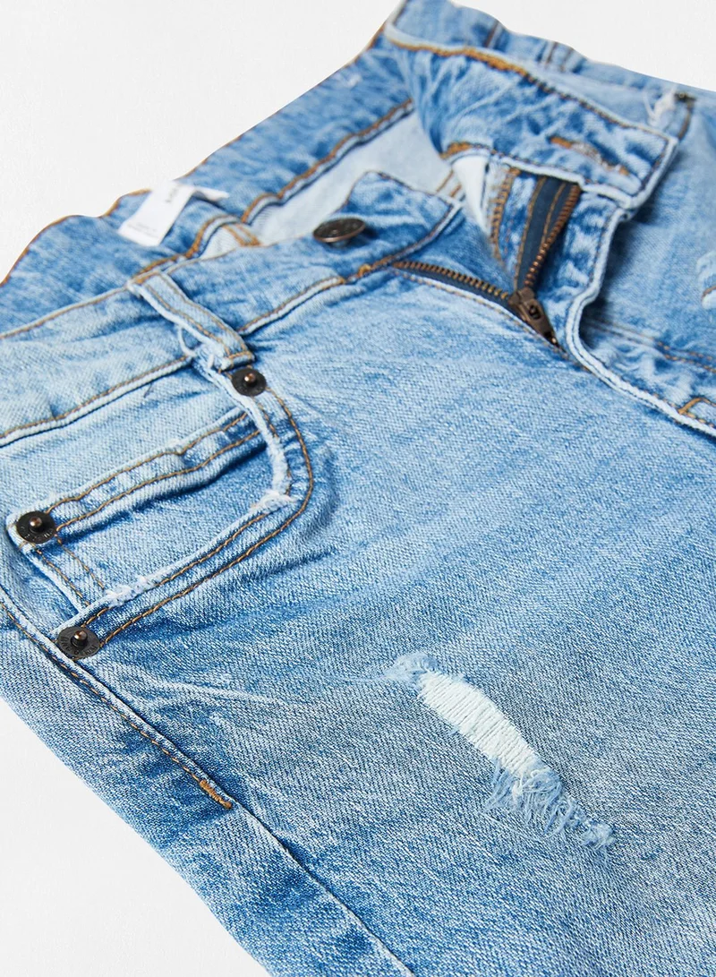 MANGO Youth Distressed Jeans