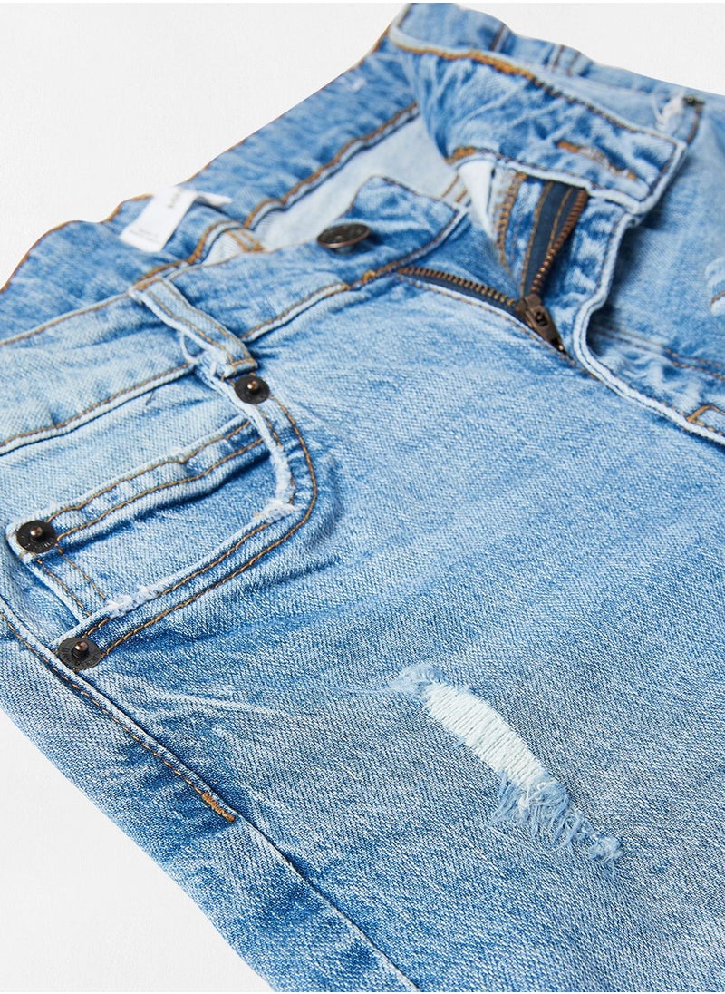MANGO - Youth Distressed Jeans - Image 1