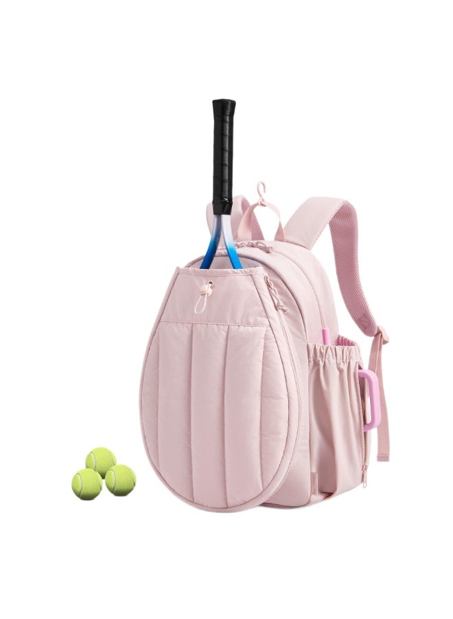 Tennis Bag for Women, Tennis Rackets Backpack with Shoes Compartment, Hanging Gym Backpack for Court, Off-work, Everyday - Image 5