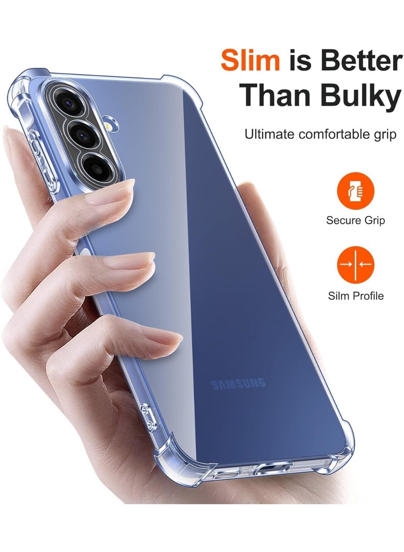 Clear TPU Phone Case for Samsung Galaxy A27, Shockproof with 4-Corner Airbags, Slim Anti-Yellowing Back Cover - Image 5