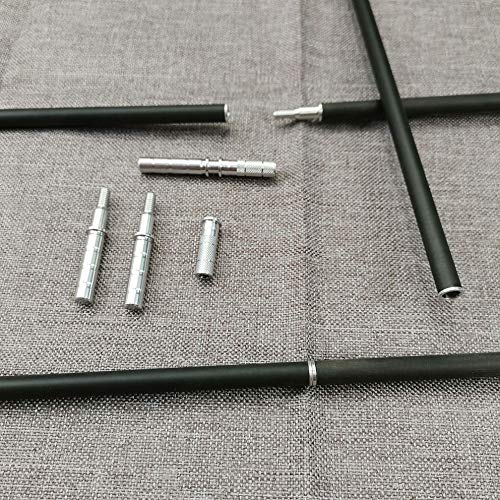 Linkboy Archery ID6.2mm Aluminum Arrow Insert Connecter for Take-Down Shaft Repair for Bow Hunting Shooting 12PCS - Image 2