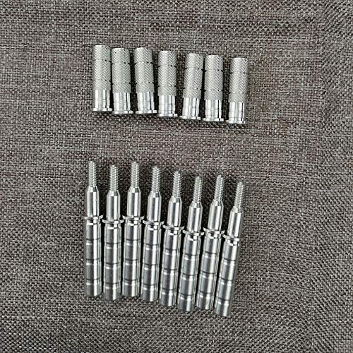 Linkboy Archery ID6.2mm Aluminum Arrow Insert Connecter for Take-Down Shaft Repair for Bow Hunting Shooting 12PCS - Image 3