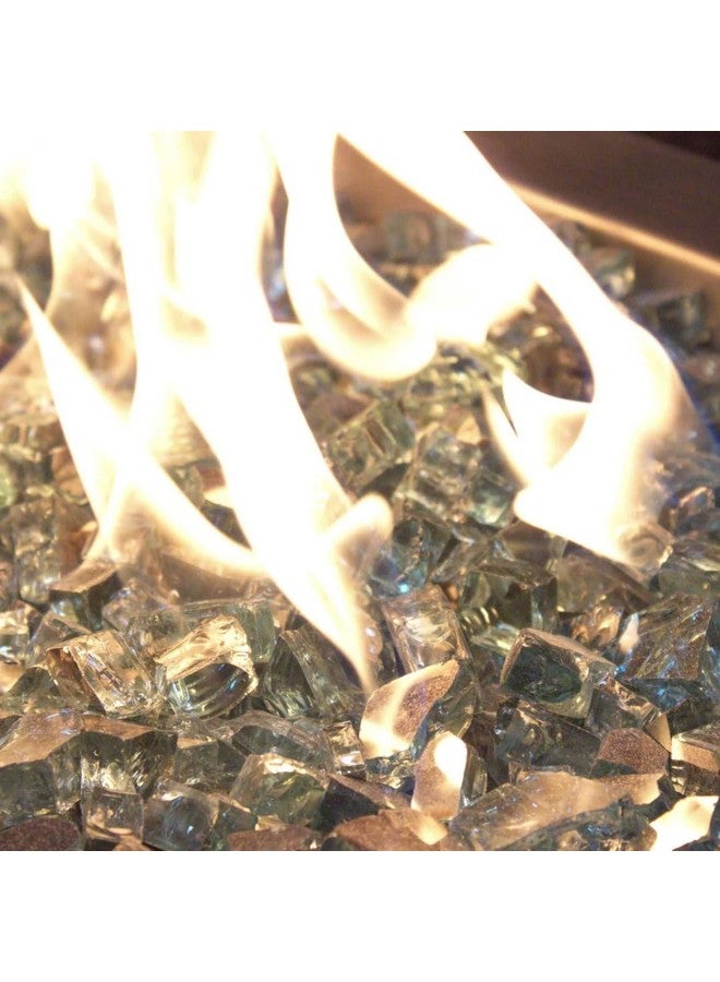 R H LIFESTYLE R H LIFESTYLE Crushed Glass/Fire Pits for Resin Art High Luster Fire Glass Used Specially for Resin Art/Geode Art Fire Pit Crafts (Aqua Clear 8mm, 900G) - Image 4