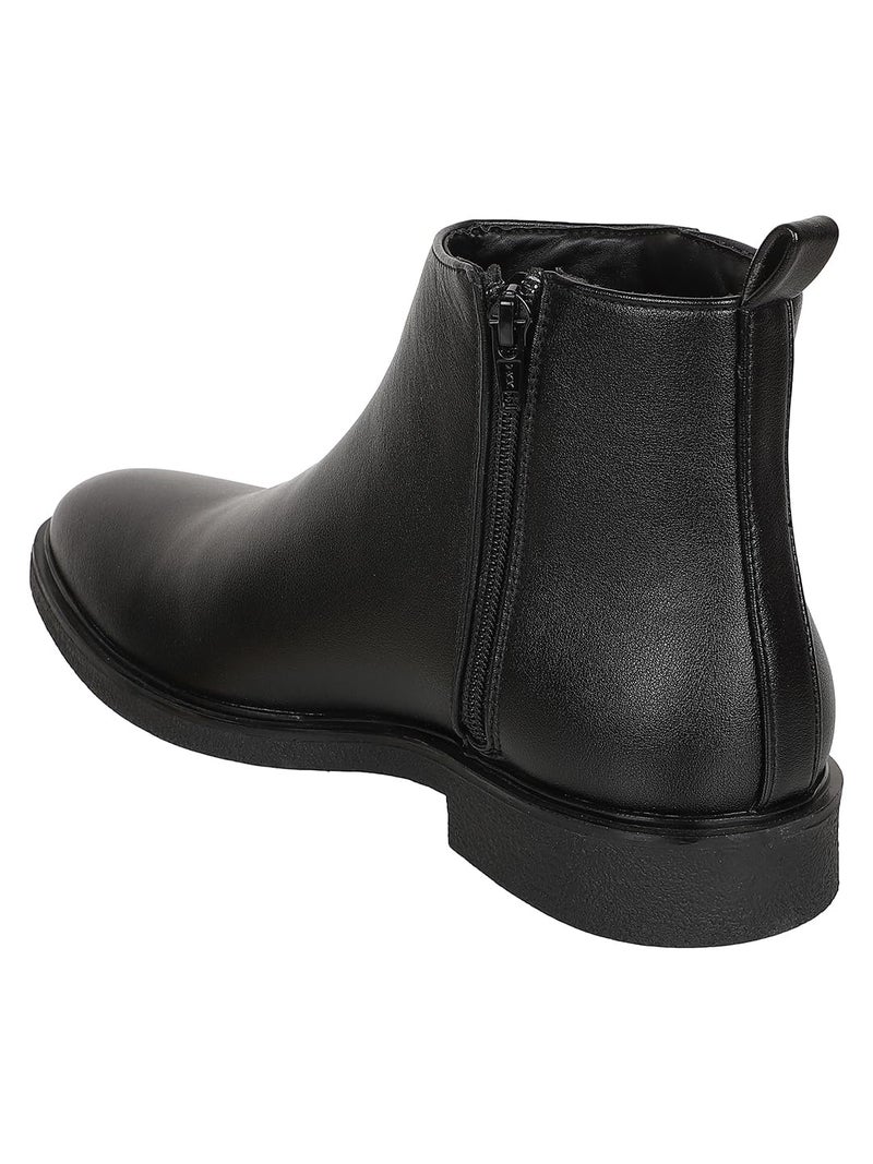 Carlton London Men's Boot,BLACK,UK-9 - Image 5