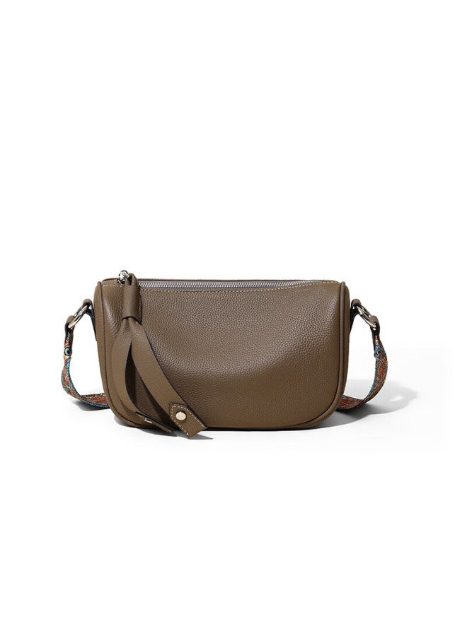 Yuyula Leather Handbag, Women's Crossbody Bag, Stylish Brand Shoulder Pillow Bag, Birthday Gift For Girlfriend, Qixi Festival And Valentine's Day Present - Image 3