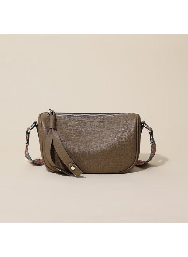 Yuyula Leather Handbag, Women's Crossbody Bag, Stylish Brand Shoulder Pillow Bag, Birthday Gift For Girlfriend, Qixi Festival And Valentine's Day Present - Image 1