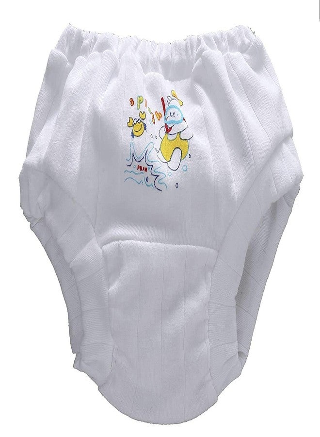 mittenbooty� New Born Cotton Unisex Baby Drawer's Pack of 4 White - Image 2