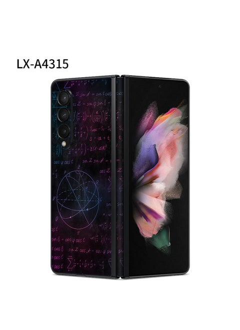 For Samsung GalaxyZfold3/w22 Back Film Protective Film Stickers SM-F9260 Folding Screen Protective Film-Color:LX-A4315-Dimensions:For Samsung Fold3 One-part Front Frame (3M)