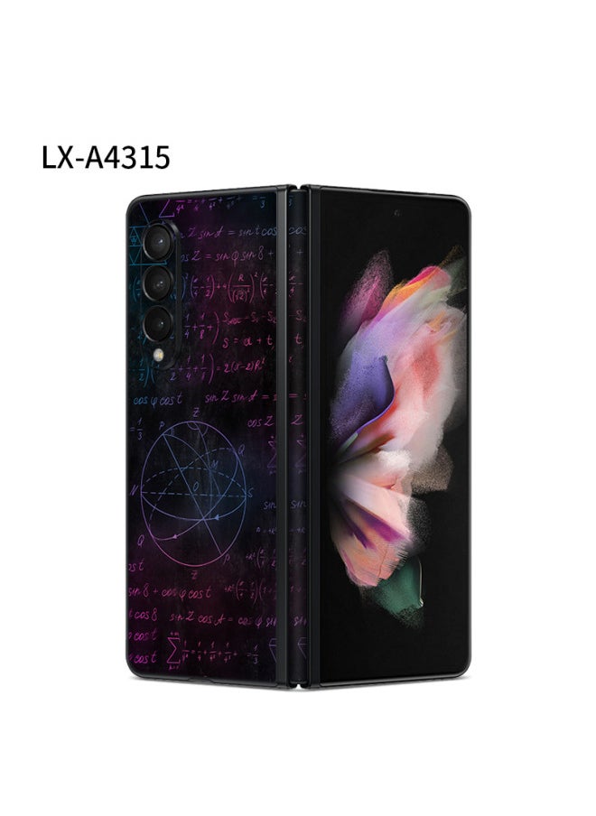 Generic For Samsung GalaxyZfold3/w22 Back Film Protective Film Stickers SM-F9260 Folding Screen Protective Film-Color:LX-A4315-Dimensions:For Samsung Fold3 One-part Front Frame (3M)  - Image 1