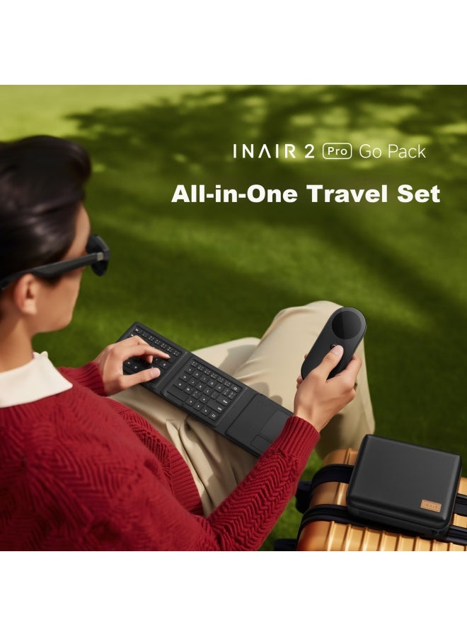 Inair 2 Pro All-in-one Portable Kit Ai Spatial Computer Ar Smart Gl Wireless Pc Streaming 3dof Spatial Hover Ai Real-time 3d Conversion - Image 1