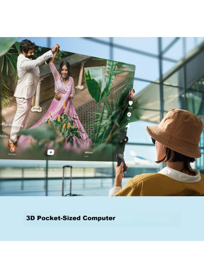 Inair 2 Pro All-in-one Portable Kit Ai Spatial Computer Ar Smart Gl Wireless Pc Streaming 3dof Spatial Hover Ai Real-time 3d Conversion - Image 4
