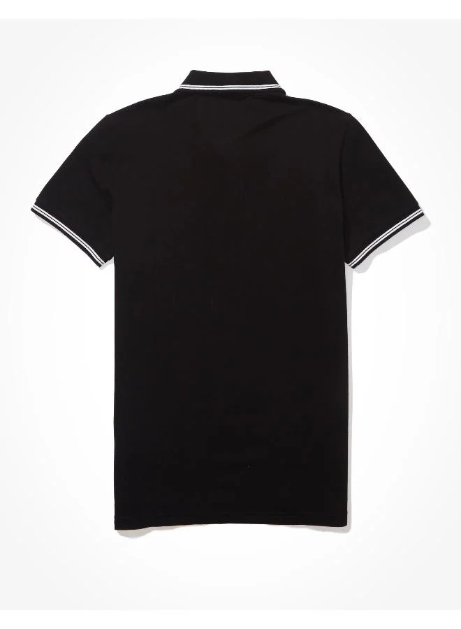 American Eagle AE Slim Fit Pique Polo Shirt
