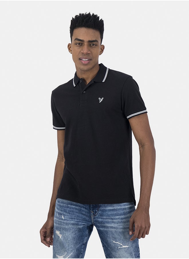 American Eagle - AE Slim Fit Pique Polo Shirt - Image 1