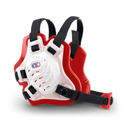 Cliff Keen Youth Tornado Wrestling Headgear (Translucent/Scarlet/Black) - Image 1