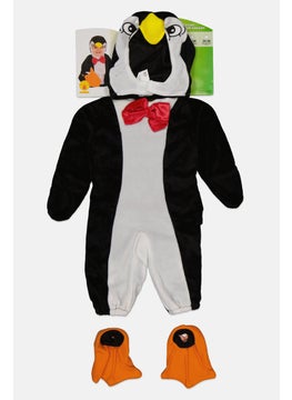 Rubies Penguin Costume 6-12 Months, Black  - Image 1