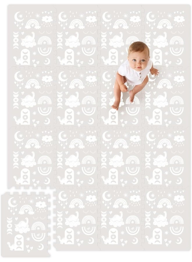 MOON WALKERS Premium Soft Foam Play Mat for Baby, 170x122 cm, Easy to Clean - Image 1