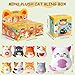 Winrayk 9 Pack Mini Plush Cat Stuffed Animals Party Favors Blind Box Bulk Toys Assortment Birthday Gift Goodie Bag Stuffer Pinata Filler Carnival Classroom Prize Box Toys Kids Girls Cat Party Favors - Image 4