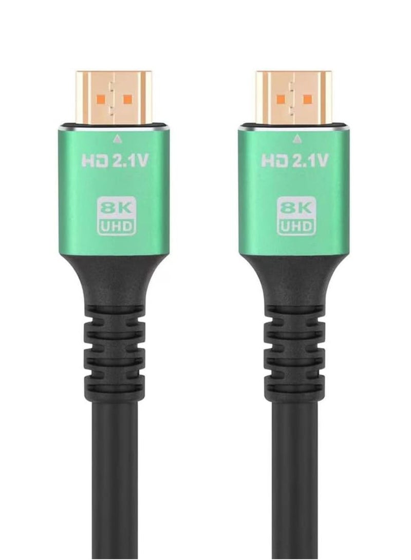 DIGI CORE 2M 8K Ultra HD2.1V Premium High Speed HDTV HDMI Cable 48Gbps High Speed HDMI 8K 2.1V Connectors HD, HDR Video, ARC Support HDTV 8K HDMI Cable - Image 2