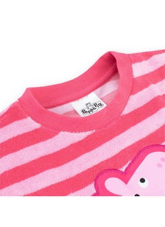 Peppa Pig T-Shirt and Shorts Set | Girls Clothes for Summer | Peppa Towel Shirt and Short Pink 6  - Image 5