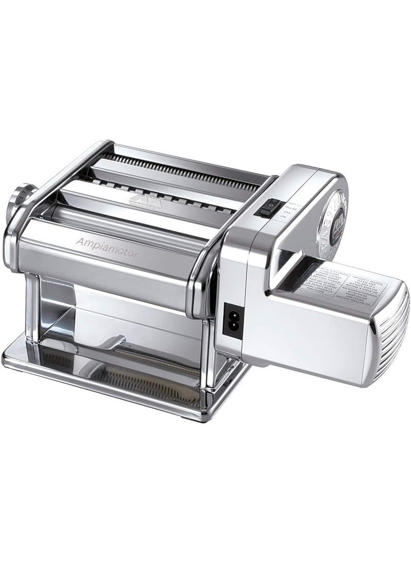 MARCATO MARCATO Made in Italy Ampiamotor 110V Pasta Machine Chrome Steel Set includes Ampia 150 handcrank clamp Pastadrive motor and instruction manual  - Image 1