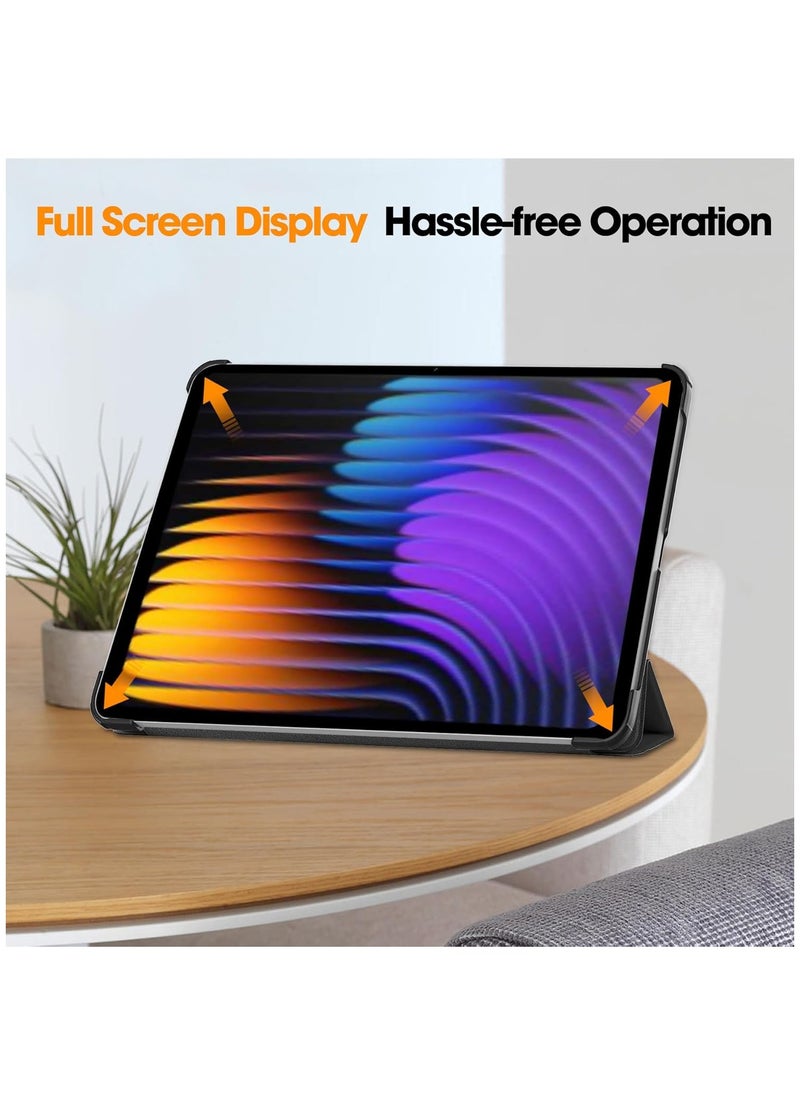 Generic - Tablet Case for Xiaomi Pad 7/ Xiaomi Pad 7 Pro 11.2 inch Lightweight Trifold Stand Smart Case with Auto Wake/Sleep Function Shockproof and Drop-proof Cover - Image 1