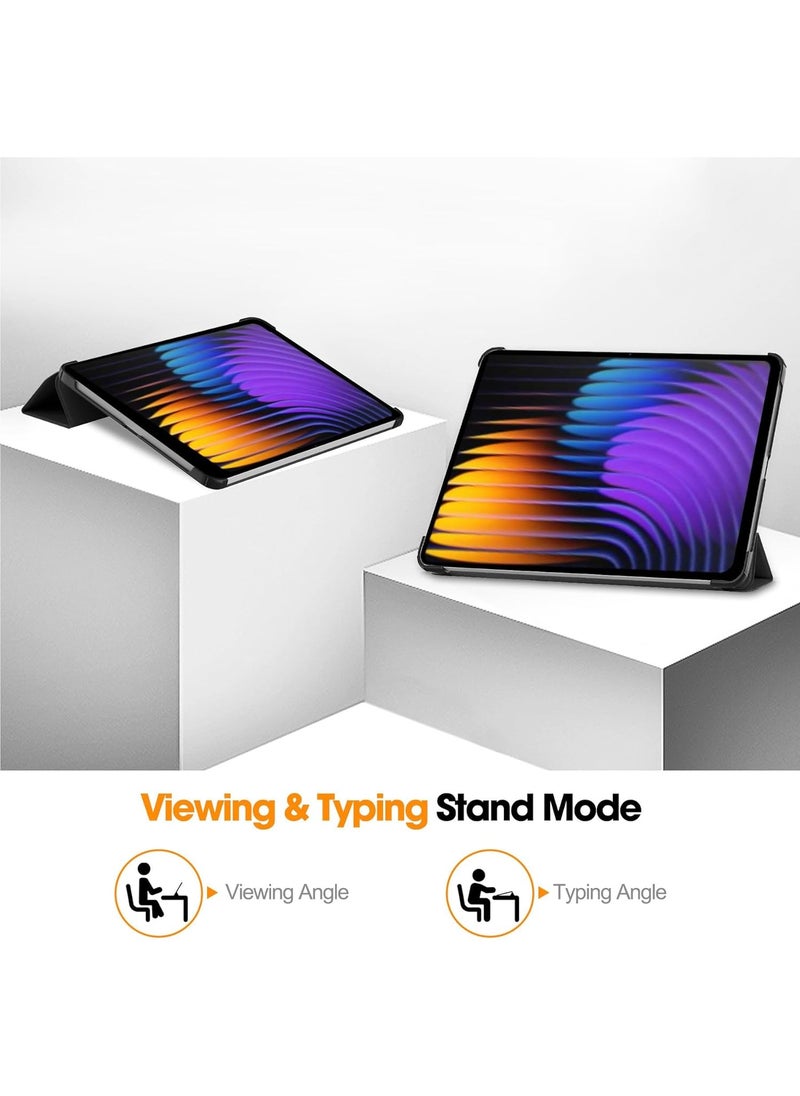 Generic - Tablet Case for Xiaomi Pad 7/ Xiaomi Pad 7 Pro 11.2 inch Lightweight Trifold Stand Smart Case with Auto Wake/Sleep Function Shockproof and Drop-proof Cover - Image 1