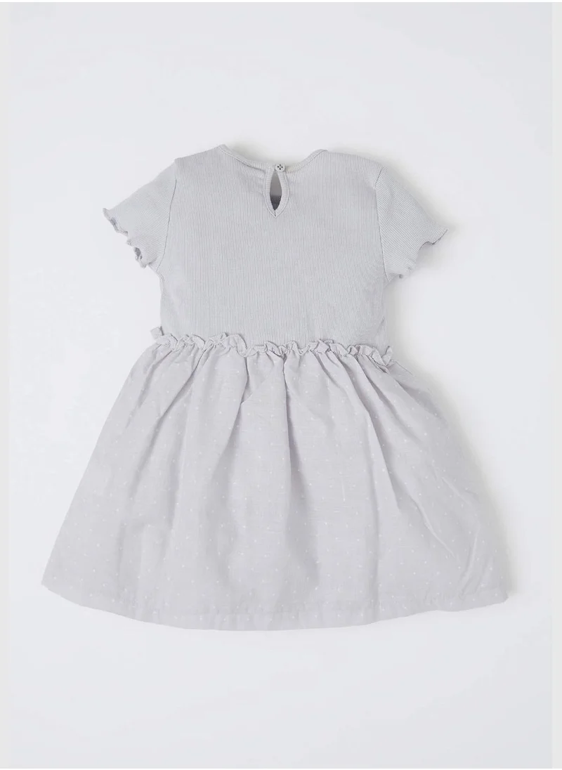 DeFacto Basic Short Sleeve Mini Dress