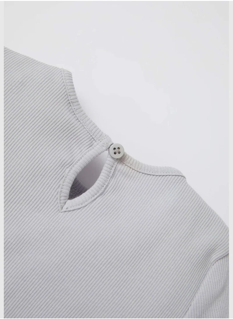 DeFacto Basic Short Sleeve Mini Dress