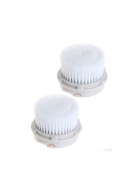 Clarisonic Luxe Cashmere Facial Cleansing Brush Head Replacement | Compatible with Mia 1, Mia 2, Mia Fit, Alpha Fit, Smart Profile Uplift and Alpha Fit X (2Count)