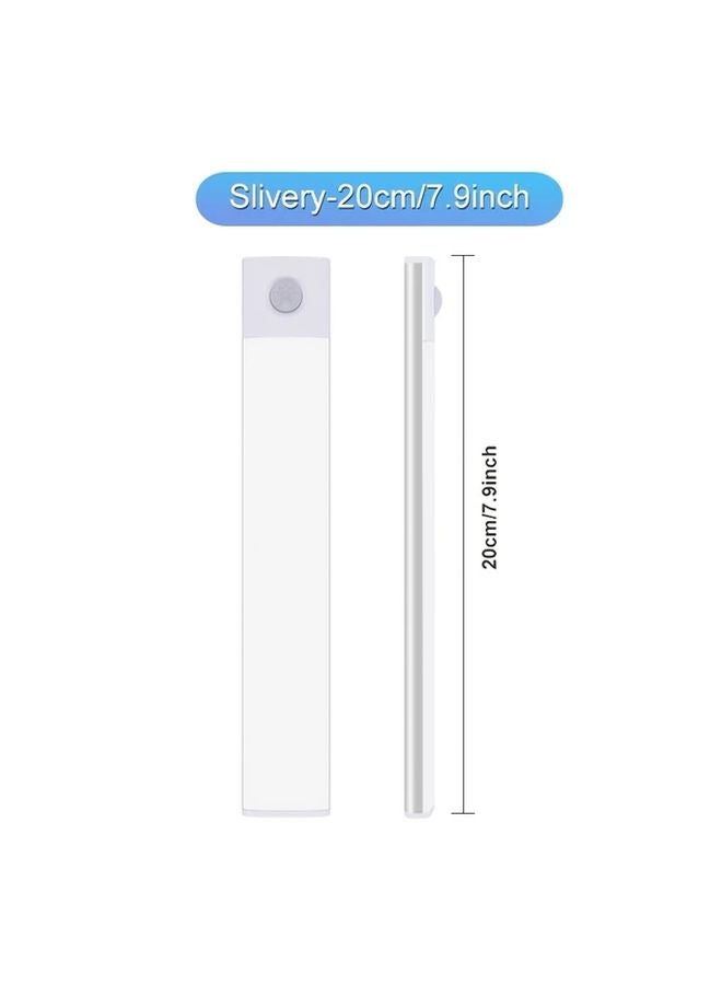 ضوء حساس للحركة 20 سم 7-9 بوصة فضي متغير ألوان أوضاع الاستشعار طوال اليوم - Image 1