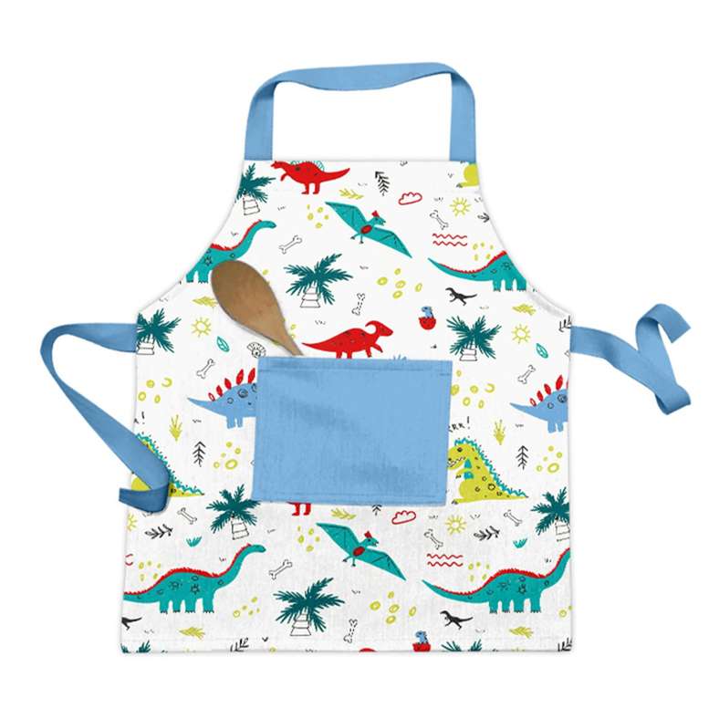 Dino Kids Apron 45x60 cm- Turquoise - 161PNF9900205