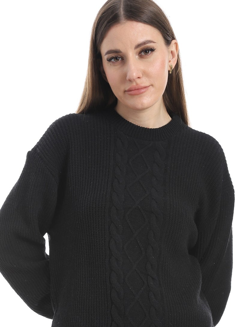 Caesar women wool plain pullover with round neck multidesign - Image 5