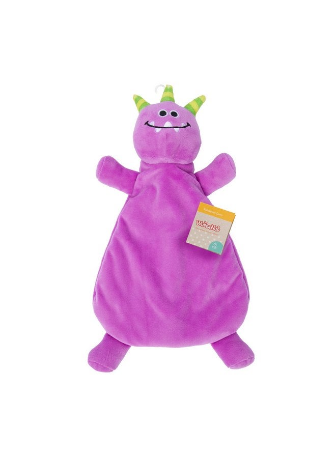 WubbaNub Purple Monster Lovey - Image 1