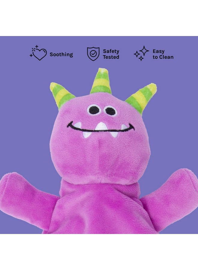 WubbaNub Purple Monster Lovey - Image 5