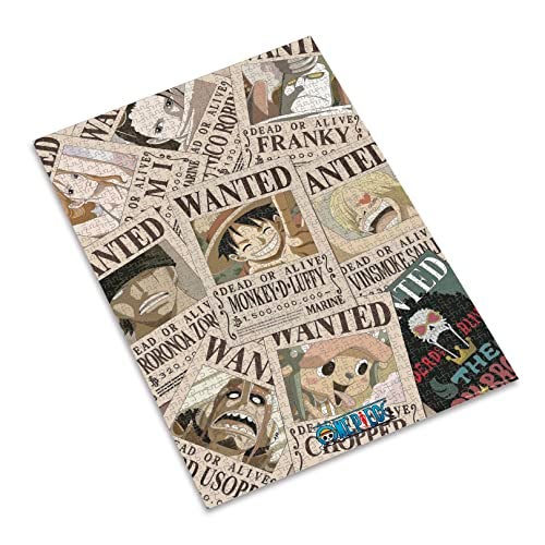 ABYstyle One Piece Anime Wanted Poster Jigsaw Puzzle 1000 Pcs Featuring Luffy, Zoro, Chopper & Sanji Ideal Gift for Anime and Puzzle Enthusiasts Family-Friendly Activity - Image 1