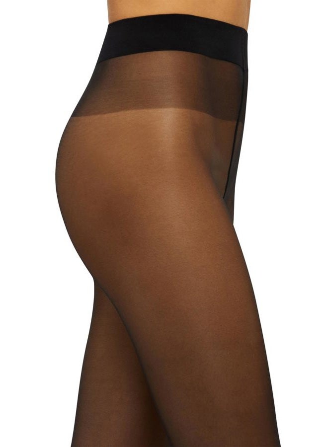 Wolford Satin Touch 20 Women's Tights, Black, S - Image 2