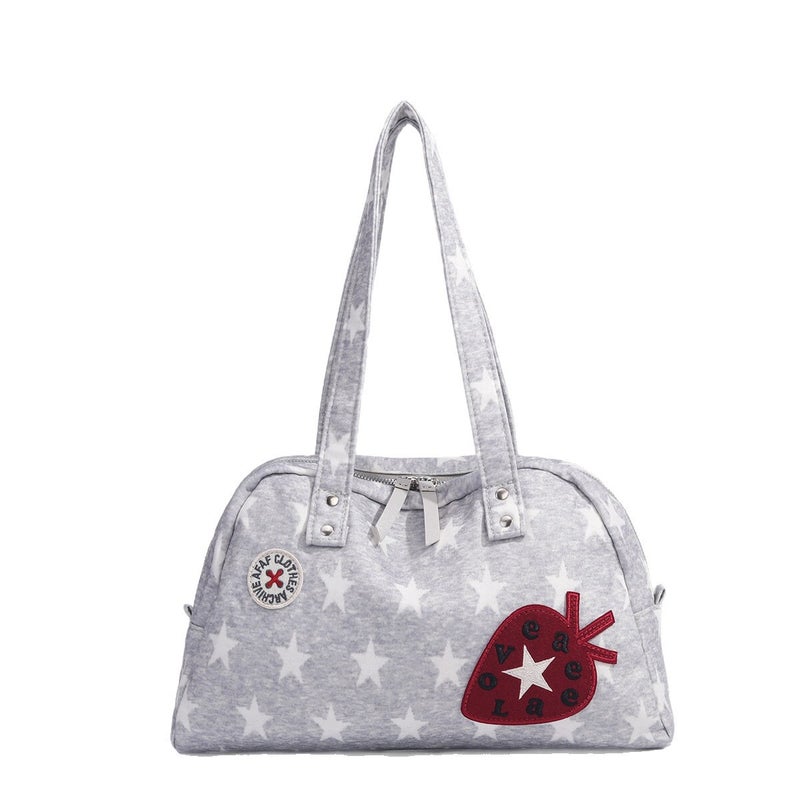 Cute Korean Style Strawberry Star Handbag