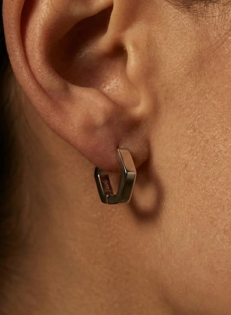 ليو جو أقراط ليو جو إيكو فضية