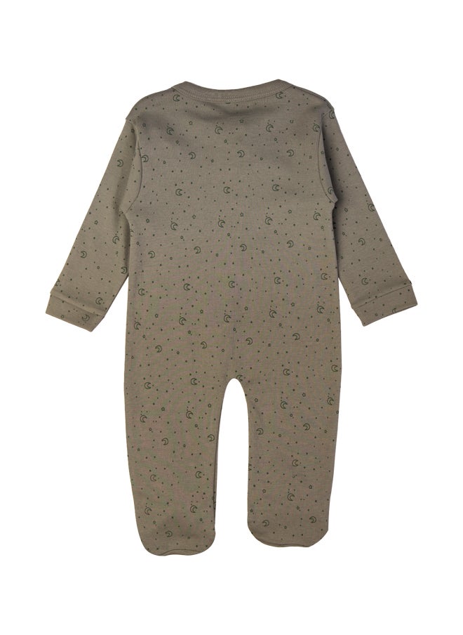 Babies Basic 100% Cotton Printed Long Sleeves Jumpsuit/Romper/Sleepsuit For Babies  - Image 5