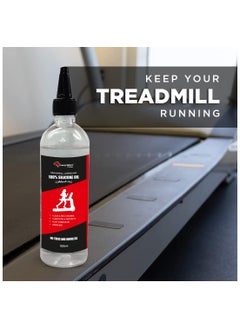 PowerMax Fitness PowerMax Fitness Multi-Purpose PMS-100 (100ml Silicone Oil Bottle) 100% Pure Silicone Treadmill Belt Lubricant, Full Belt Width Lubrication, No Odor & No Propellants, Nozzle Cap for Easy Application  - Image 4