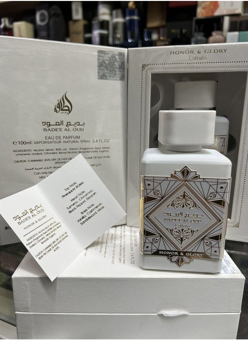 Lattafa - Badee Al Oud Honor & Glory Eua De Parfum Niche Dubai 100ml - Image 1