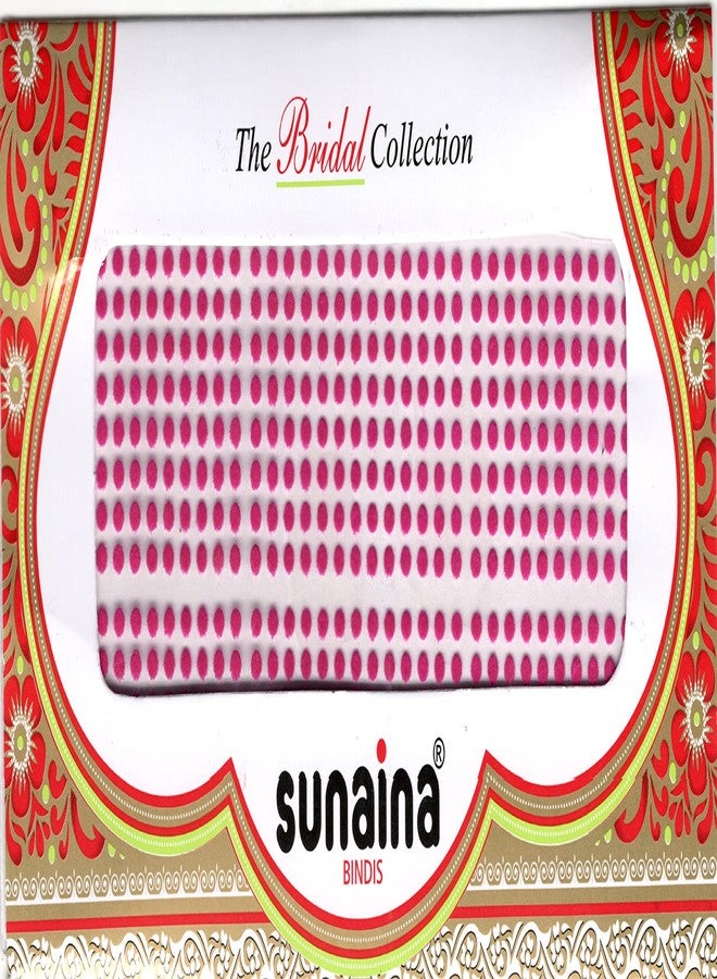Sunaina Bridal Collection Dark Pink Bindi for Women (Size-7) (Size 2.5mm) - Image 2