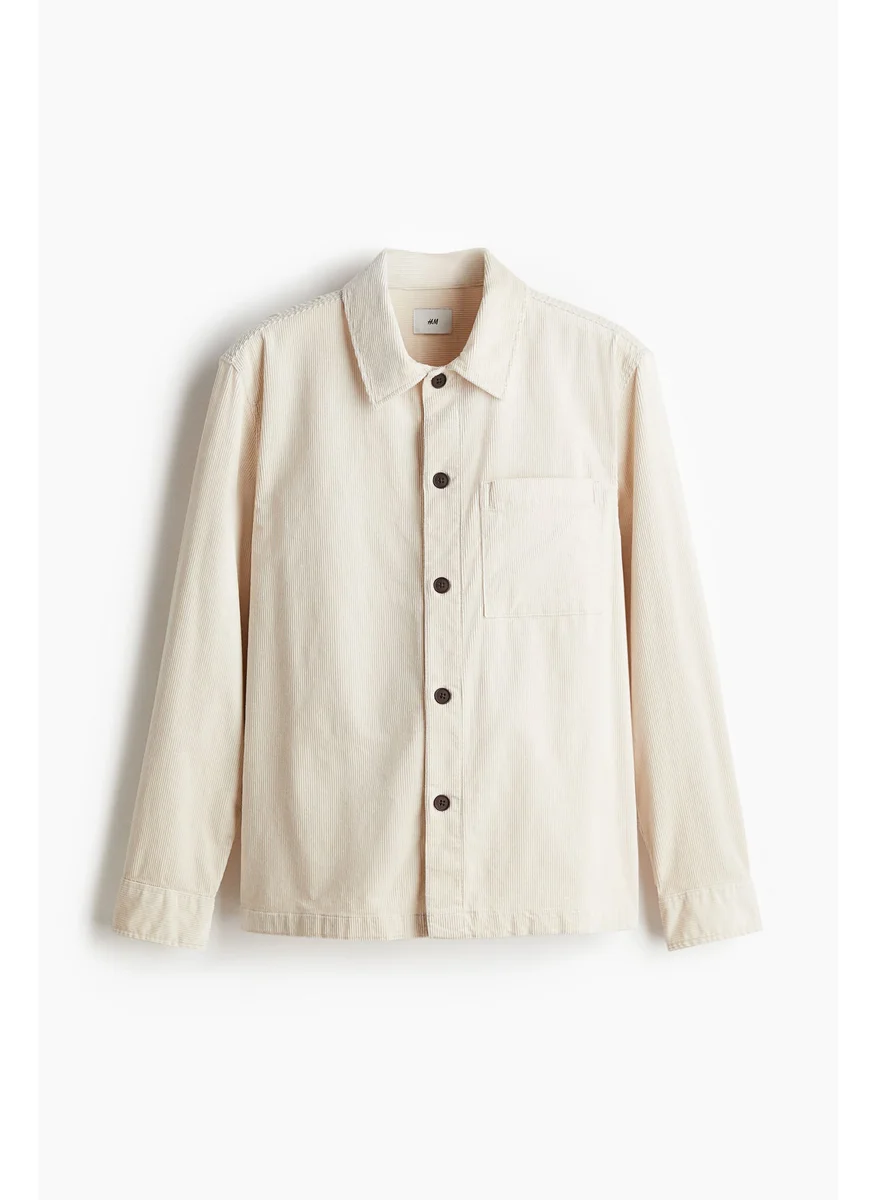 اتش اند ام Regular Fit Corduroy Overshirt