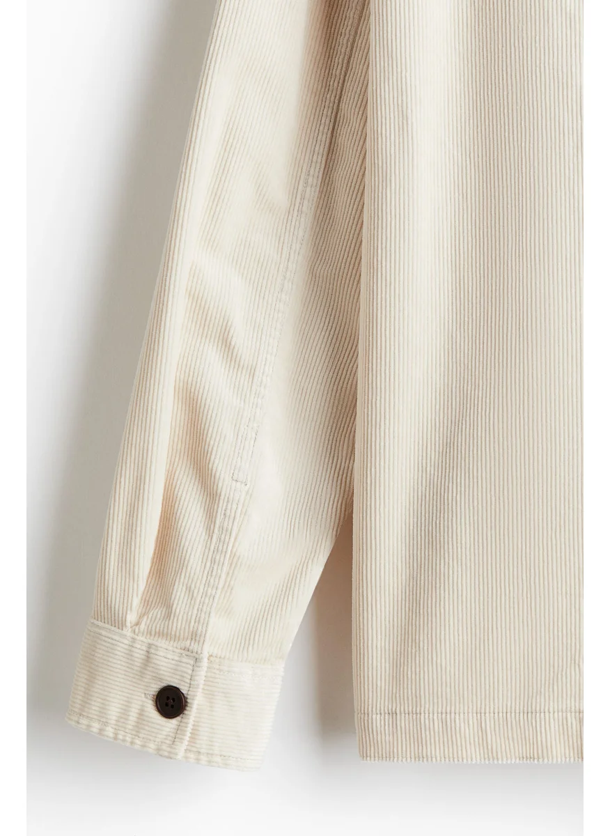 اتش اند ام Regular Fit Corduroy Overshirt