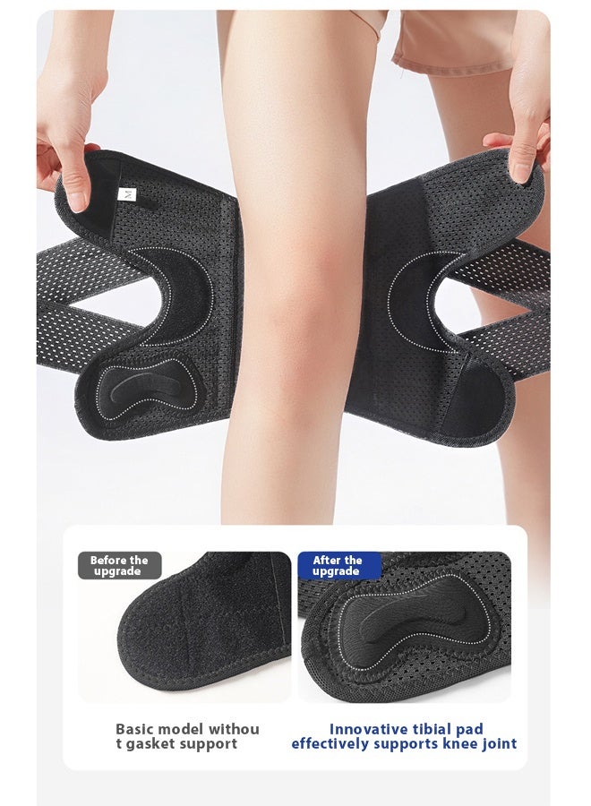 Poxvalzor Professional Knee Brace for Knee Pain - Adjustable Knee Support for Men & Women, Lightweight & Breathable Design, Perfect for Running, Cycling, Hiking & Post-Surgery Recovery, Ideal for Arthritis, Meniscus Tear, ACL, PCL, MCLSupport, Compression Sleeve, Heat Therapy Pad, Gifts for Men & Women. - Image 4